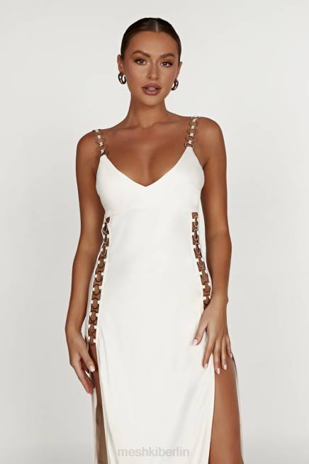 Kleidung Meshki Maxikleid mit Farren-Ring Beige 2F8B744