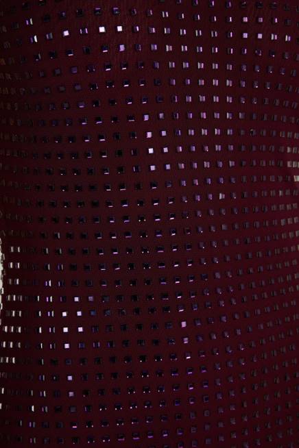 Kleidung Meshki Pam quadratisches Maxikleid mit Diamanten Beere 2F8B128