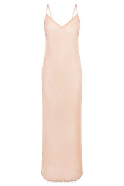 Kleidung Meshki Phoebe schillerndes Maxikleid Pfirsich 2F8B578