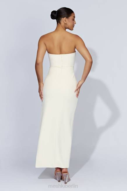 Kleidung Meshki Rachel Maxikleid mit geteilter Vorderseite Knochen 2F8B559