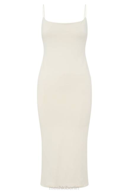 Kleidung Meshki Sabine rückenfreies Maxikleid Creme 2F8B328