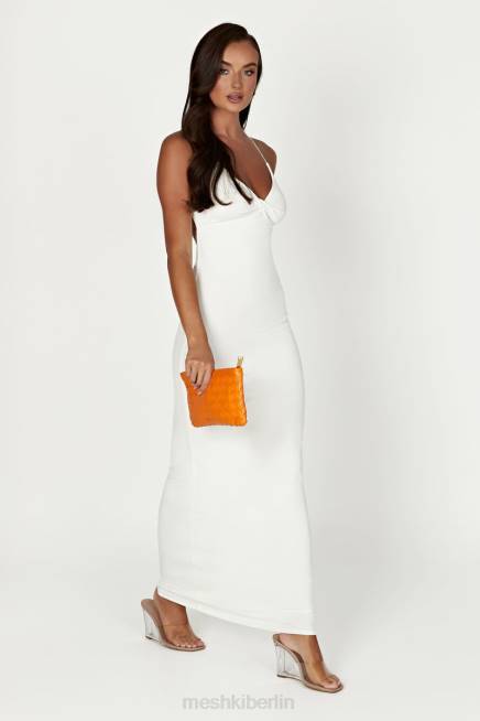 Kleidung Meshki Sinead Twist Maxikleid Weiß 2F8B211
