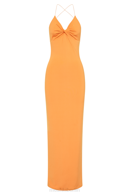 Kleidung Meshki Sinead Twist Maxikleid orange 2F8B143