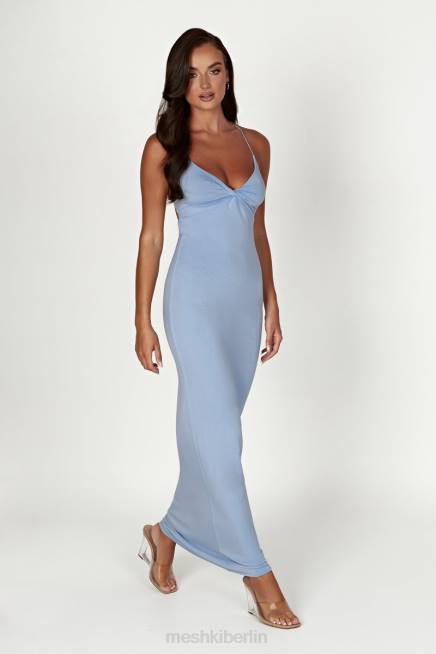 Kleidung Meshki Sinead Twist Maxikleid puderblau 2F8B337