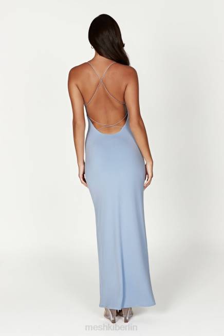 Kleidung Meshki Sinead Twist Maxikleid puderblau 2F8B337