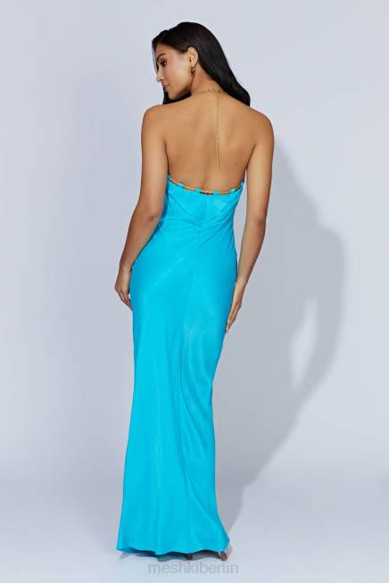 Kleidung Meshki Sylvie Ketten-Maxikleid Aquamarin 2F8B608
