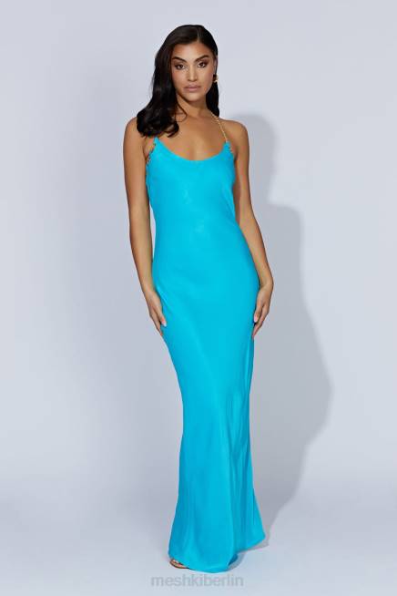 Kleidung Meshki Sylvie Ketten-Maxikleid Aquamarin 2F8B608