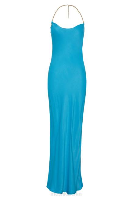 Kleidung Meshki Sylvie Ketten-Maxikleid Aquamarin 2F8B608