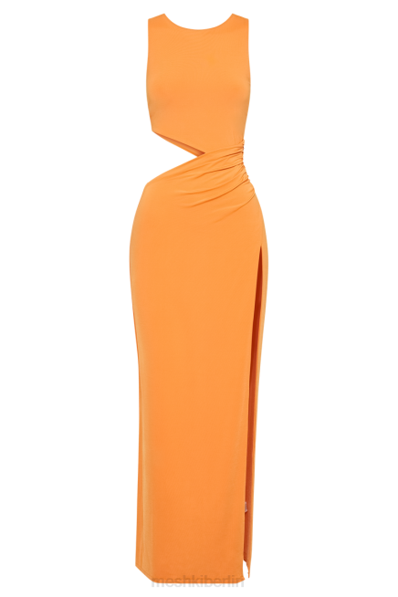 Kleidung Meshki Vienna schleichendes Maxikleid orange 2F8B301