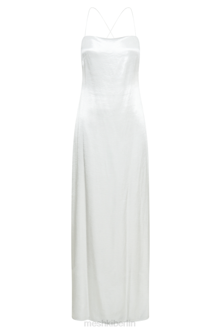 Kleidung Meshki Whitney Wetlook-Maxikleid Weiß 2F8B355