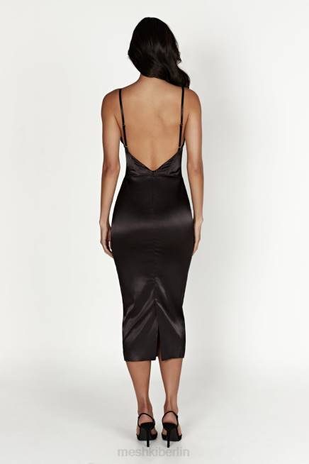 Kleidung Meshki Brie-Korsett-Midikleid Schwarz 2F8B644