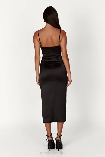 Kleidung Meshki Camelia Korsett-Midikleid Schwarz 2F8B601