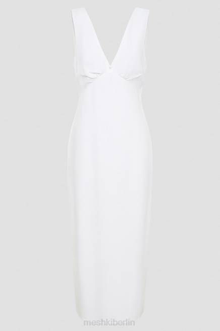 Kleidung Meshki Elspeth Leinen-Midikleid Weiß 2F8B332