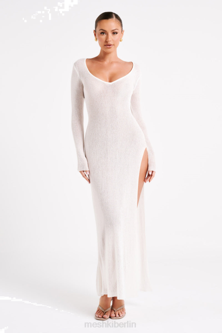 Kleidung Meshki Imelda-Strickkleid zum Überziehen Weiß 2F8B22