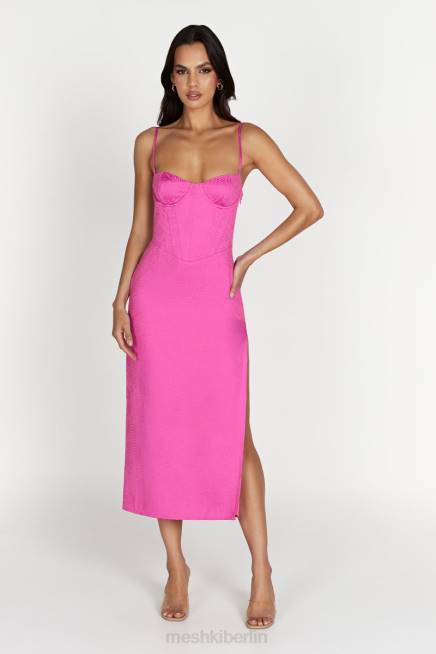 Kleidung Meshki Maggie Korsett-Midikleid Rosa 2F8B580