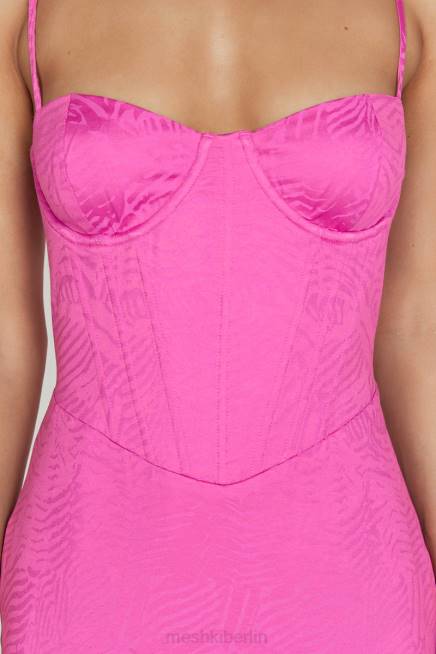 Kleidung Meshki Maggie Korsett-Midikleid Rosa 2F8B580