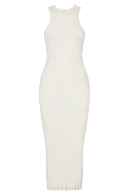 Kleidung Meshki Sienna-Strick-Midikleid Weiß 2F8B418