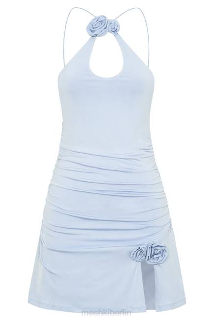 Kleidung Meshki Adeline Rose Neckholder-Minikleid puderblau 2F8B197