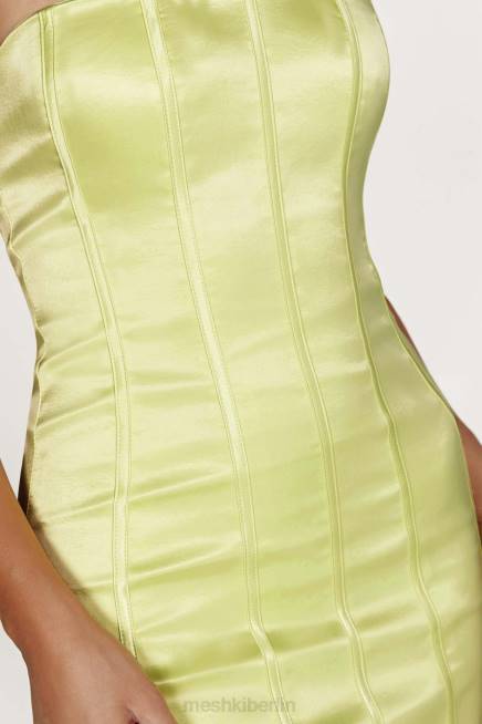 Kleidung Meshki Amaya-Minikleid mit Schnürkorsett Zitrone 2F8B596