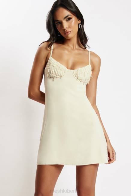 Kleidung Meshki Amelie Unterkleid mit geraffter Brust Creme 2F8B523