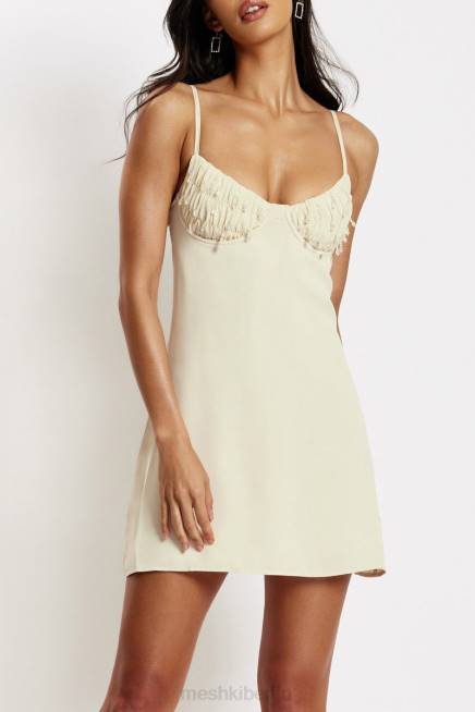 Kleidung Meshki Amelie Unterkleid mit geraffter Brust Creme 2F8B523