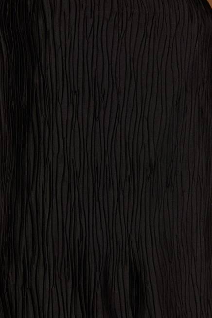 Kleidung Meshki Athena Plisse Mini-Etuikleid Schwarz 2F8B320