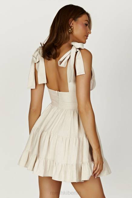 Kleidung Meshki Aurelia Leinen-Minikleid natürlich 2F8B178