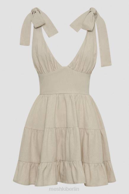 Kleidung Meshki Aurelia Leinen-Minikleid natürlich 2F8B178