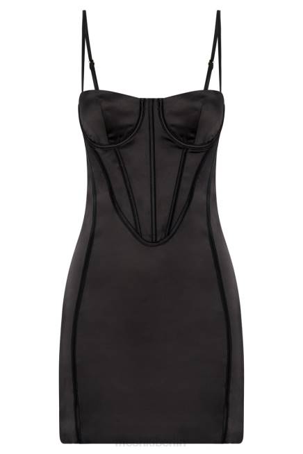 Kleidung Meshki Bridget Korsett-Minikleid Schwarz 2F8B397