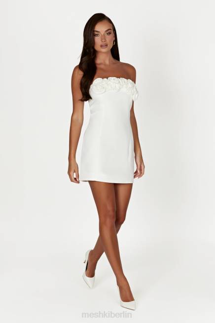 Kleidung Meshki Brooks Rose Minikleid Weiß 2F8B250
