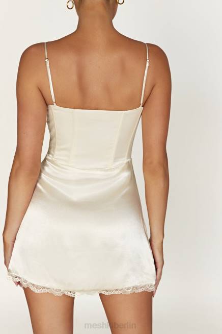 Kleidung Meshki Kalila Korsett-Minikleid Elfenbein 2F8B294