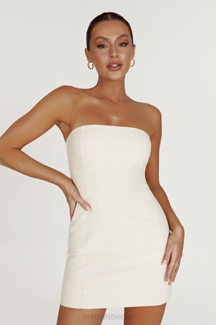 Kleidung Meshki Maci-Leinen-Minikleid natürlich 2F8B381