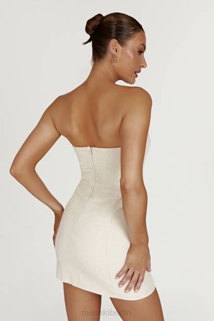 Kleidung Meshki Maci-Leinen-Minikleid natürlich 2F8B381
