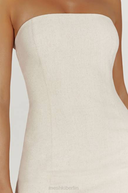 Kleidung Meshki Maci-Leinen-Minikleid natürlich 2F8B381