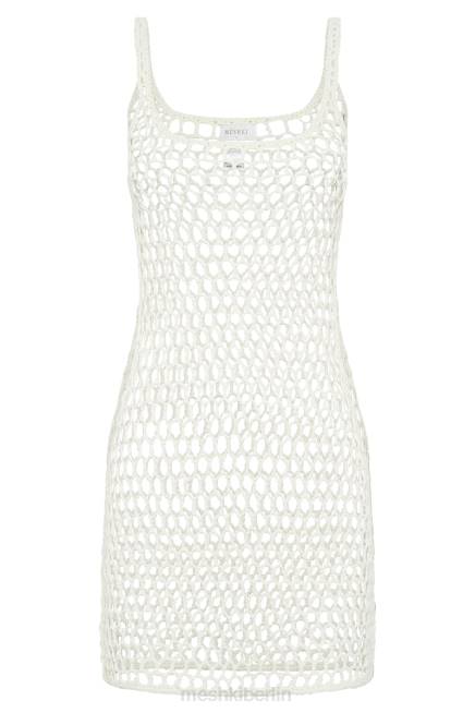 Kleidung Meshki Maris Häkel-Minikleid Weiß 2F8B736