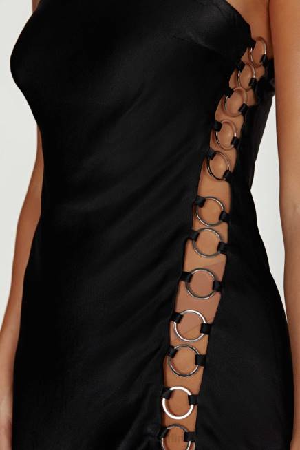 Kleidung Meshki Maura-Ring-Minikleid Schwarz 2F8B745