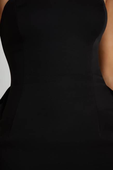 Kleidung Meshki Meredith trägerloses Minikleid mit Schleife Schwarz 2F8B216