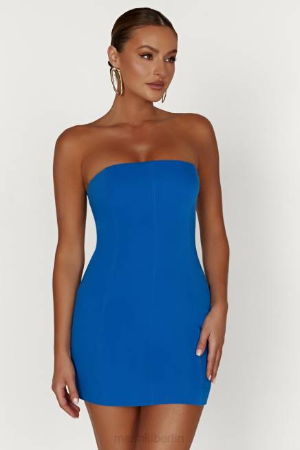 Kleidung Meshki Minikleid aus Krepp von Maci Kobaltblau 2F8B174
