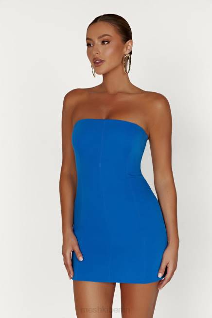 Kleidung Meshki Minikleid aus Krepp von Maci Kobaltblau 2F8B174