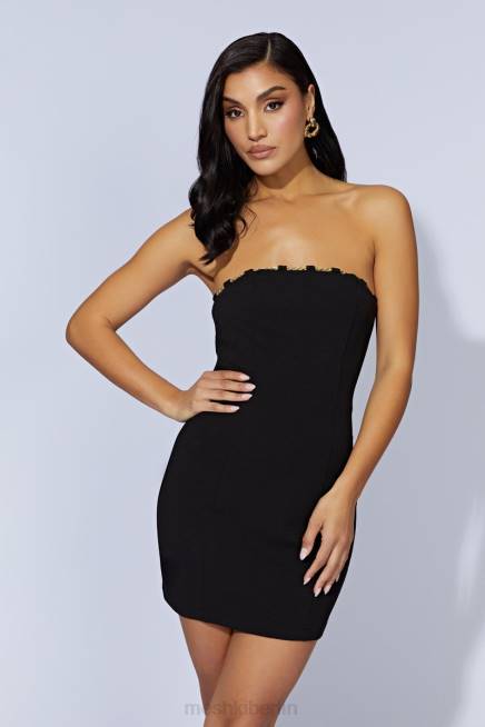 Kleidung Meshki Noelle Chain Minikleid Schwarz 2F8B602