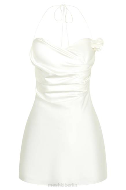 Kleidung Meshki Otillie Rose Neckholder-Minikleid Weiß 2F8B39