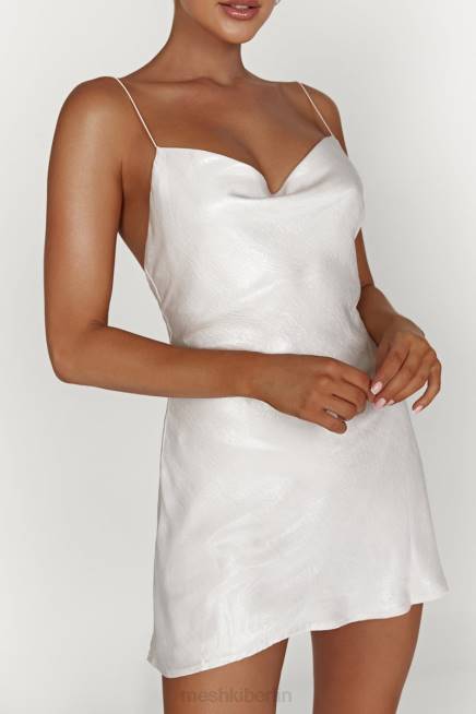 Kleidung Meshki Rhea-Minikleid mit Kapuze Perle 2F8B591