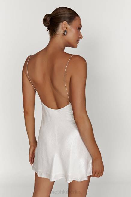 Kleidung Meshki Rhea-Minikleid mit Kapuze Perle 2F8B591