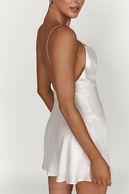 Kleidung Meshki Rhea-Minikleid mit Kapuze Perle 2F8B591