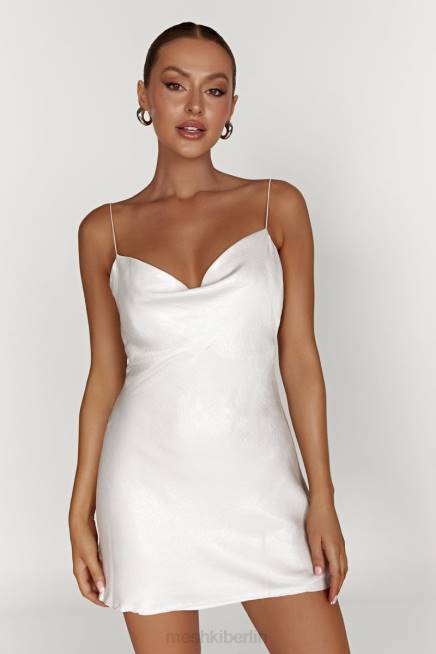 Kleidung Meshki Rhea-Minikleid mit Kapuze Perle 2F8B591