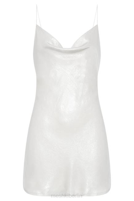 Kleidung Meshki Rhea-Minikleid mit Kapuze Perle 2F8B591