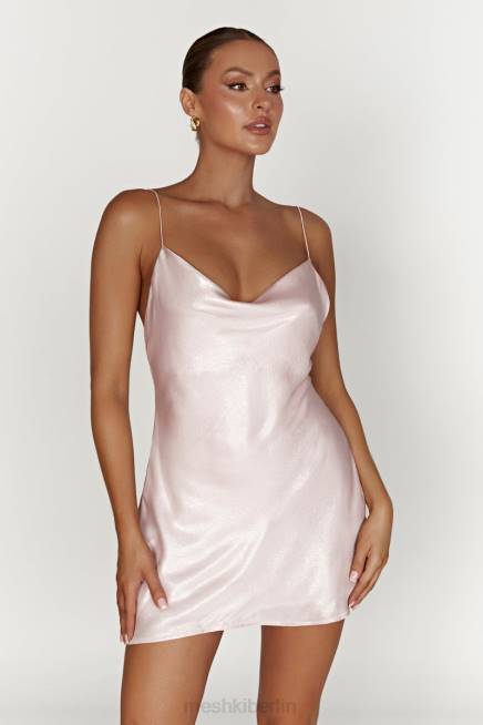 Kleidung Meshki Rhea-Minikleid mit Kapuze erröten rosa 2F8B542