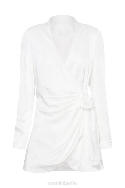 Kleidung Meshki Saira Minikleid zum Binden Weiß 2F8B658