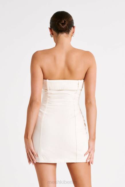 Kleidung Meshki Teddi-Jeans-Minikleid naturfarben 2F8B105