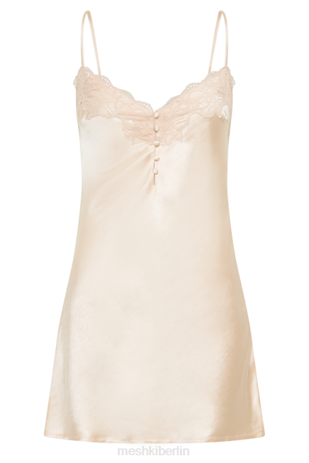 Kleidung Meshki Vesta-Spitzensatinkleid Aprikose 2F8B306